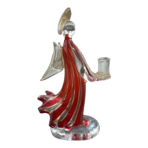 Vintage Murano Christmas Angel Attributed to Aureliano Toso