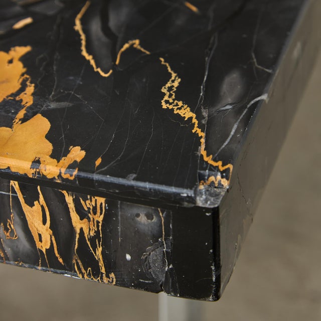 Brown Marble-Infused Coffee Table For Sale - Image 8 of 18