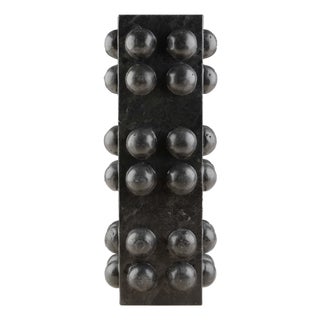 Black Marble Bubble Vase by Nina Magon For Sale