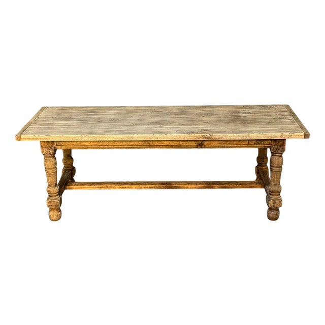 French Oak Farmhouse Dining Table, 1920s For Sale