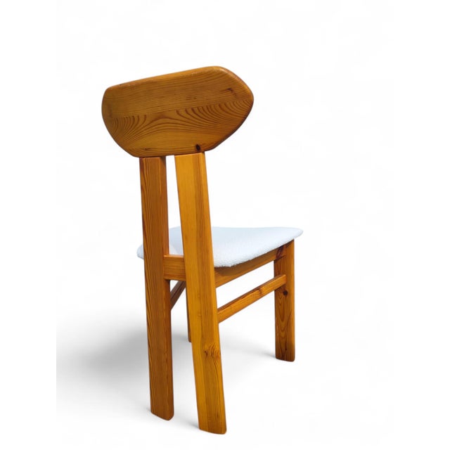 Scandinavian Pine Dining Chairs, 1970s, Set of 6 For Sale - Image 9 of 10