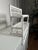 White Vintage Coastal White Wicker Double Wall Shelf Towel Bar For Sale - Image 8 of 12