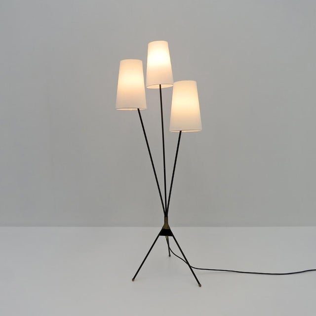 Swedish Tripod Floor Lamp, 1950 For Sale - Image 9 of 10