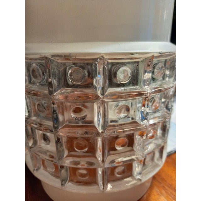 Ceiling Lamp in Pressed Glass For Sale - Image 5 of 6