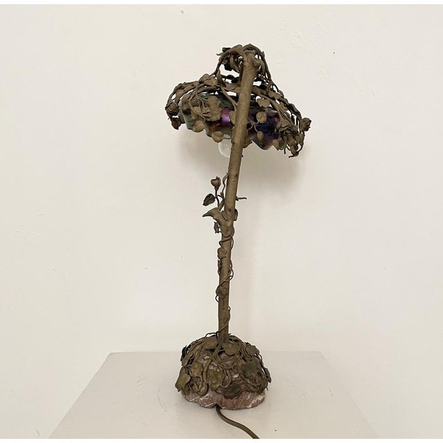 French Art Nouveau Table Lamp, 1910 For Sale - Image 10 of 18