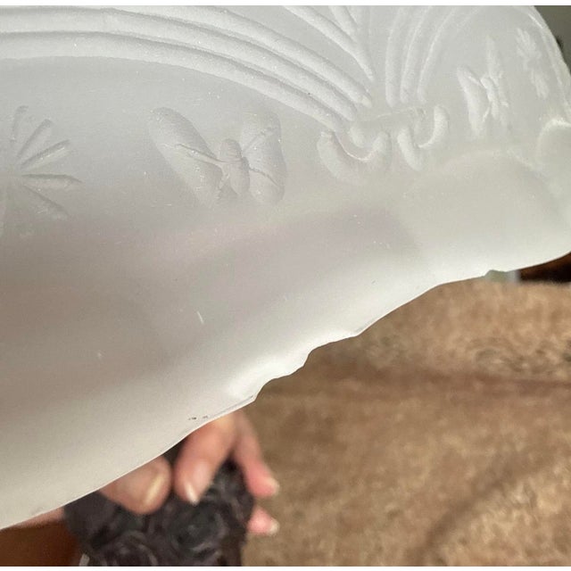 Vintage /Antique Cheyenne Company Art Nouveau Style Reproduction Lamp 19.5" Tall For Sale - Image 10 of 13