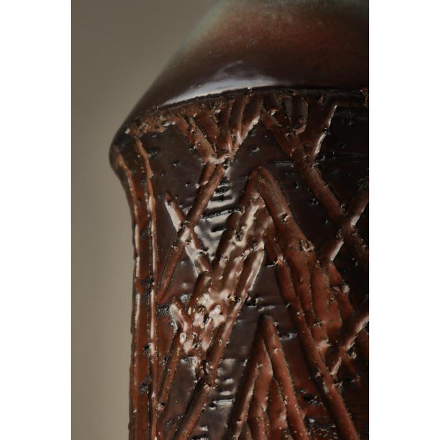 Scandinavian Modern Stoneware Table Lamp from Sejer, 1960s For Sale - Image 10 of 15
