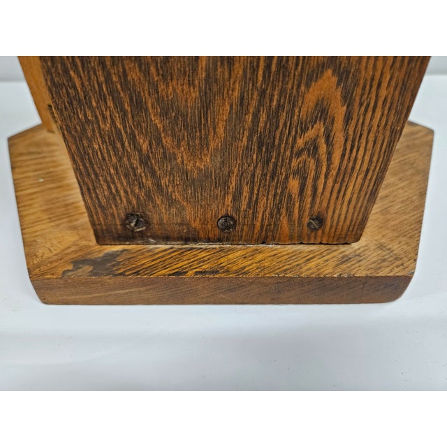 Antique Oak Plant Stand For Sale - Image 10 of 13
