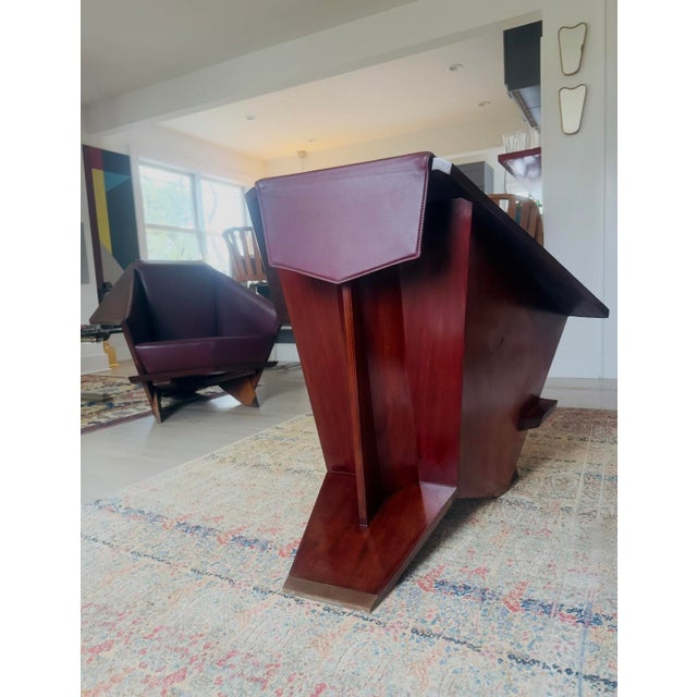 1980s Mid-Century Modern First Edition Frank Lloyd Wright Taliesin Chairs by Cassina, Numbered and Signed For Sale In New York - Image 6 of 14