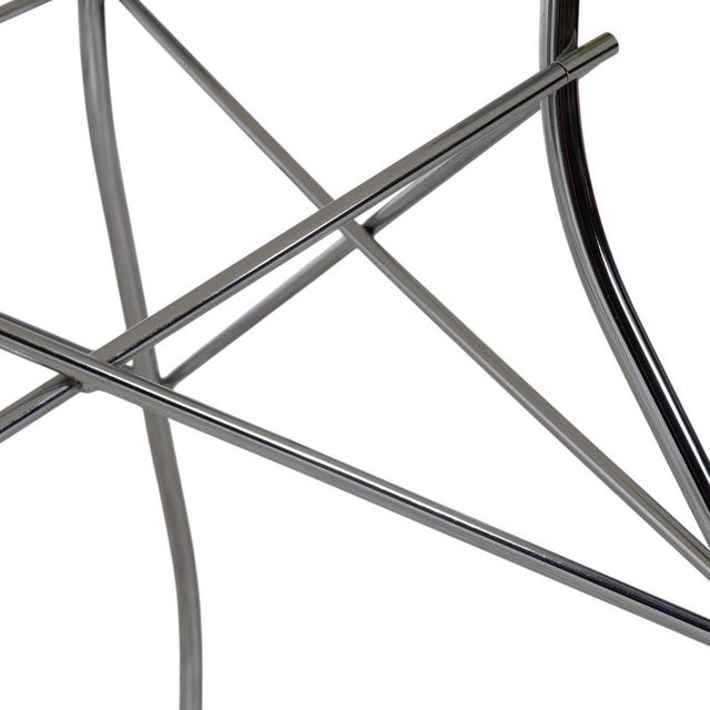 Modern Kartell Glossy Wood Dining Table White For Sale - Image 3 of 8