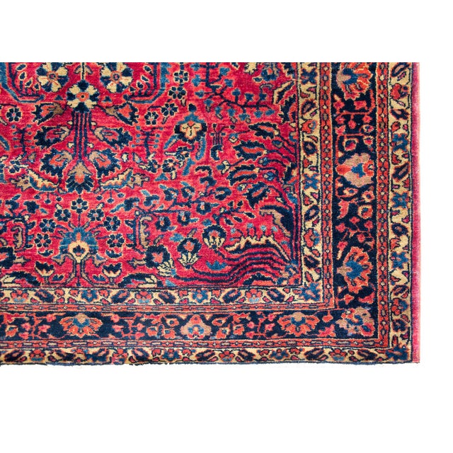 Persian Early 20th Century Persian Sarouk Rug For Sale - Image 3 of 15