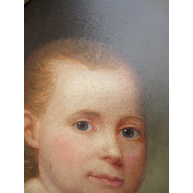 Naive Child Portrait For Sale In New York - Image 6 of 14