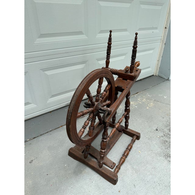 19th Century Spinning Wheel For Sale - Image 4 of 13