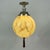 Art Deco Opaline Glass and Nickel Ball Flush Mount with Tassel, Germany, 1930s For Sale - Image 4 of 18