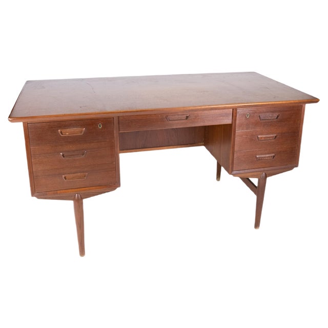 Danish Teak Desk, 1960s For Sale