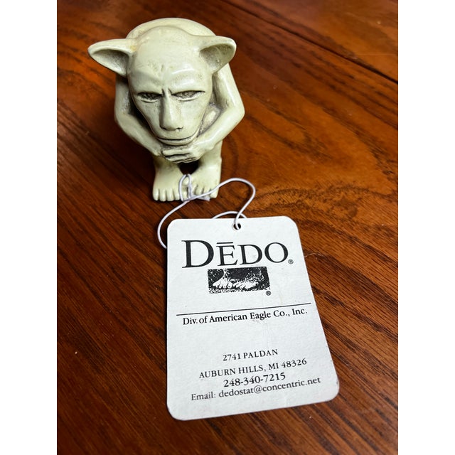 Up for consideration is a beautiful vintage petite Dedo sculpture with the tag. This would look lovely in your home, and...
