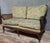 English Two-Seater Sofa in Carved Wooden Frame For Sale - Image 6 of 6