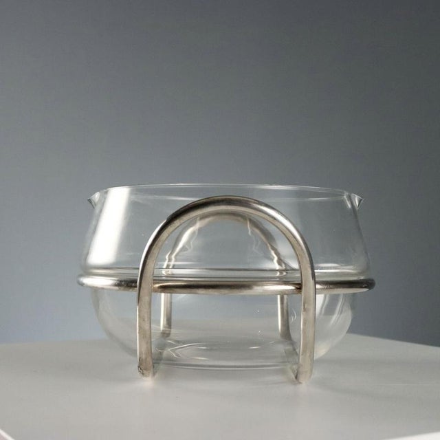 Textile Pragma Bowl attributed to Lino Sabattini For Sale - Image 7 of 9