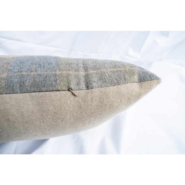 Transitional Sandra Jordan Prima Alpaca Single Lumbar Pillow For Sale - Image 3 of 5