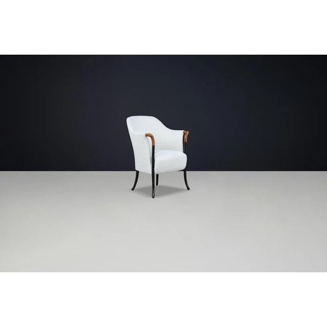Modern Progetti Armchair by Umberto Asnago for Giorgetti, Italy, 1980s For Sale - Image 4 of 10