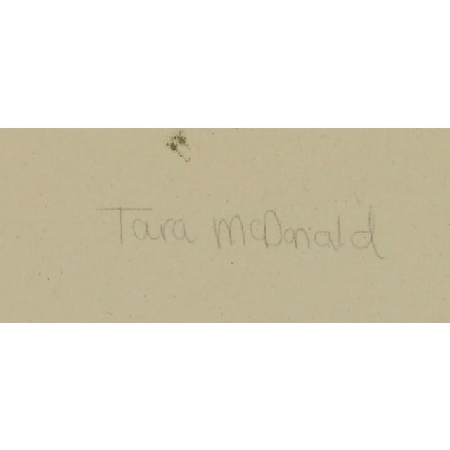 Green & Grey Abstract Geometric Composition by Tara McDonald For Sale - Image 4 of 4