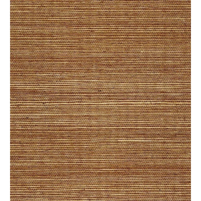 Contemporary The House of Scalamandre Organic Sisal Wallcovering, Wineberry For Sale - Image 3 of 3