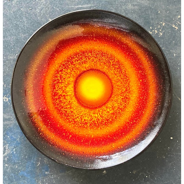 Vintage English Poole Glazed Ceramic Platter For Sale - Image 11 of 12