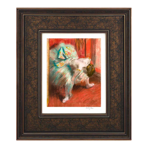Edgar Degas Danseuse Au Tutul Vert Framed