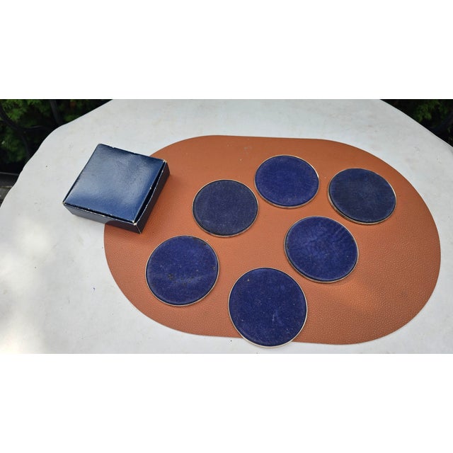 Art Deco Silver-Plated Table Mats, 1960s, Set of 6 For Sale - Image 7 of 8