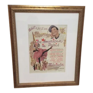 1950’s An American in Paris Movie Magazine Cover