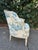 Late 19th Century 19th Century French Bergere Chair in Blue and White English Toile For Sale - Image 5 of 10