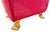 Textile Hollywood Regency Style Upholstered Slipper Chair For Sale - Image 7 of 10