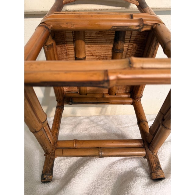 Bamboo Ladder Back Children’s Chair For Sale In Nashville - Image 6 of 8
