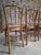 1940s Vintage Bentwood Bistro Chairs from Fischel, Czechoslovakia, 1940s, Set of 4 For Sale - Image 5 of 18