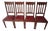 Set of 4 Original Arts and Crafts Oak Dining Chairs - Timeless Craftsmanship. For Sale