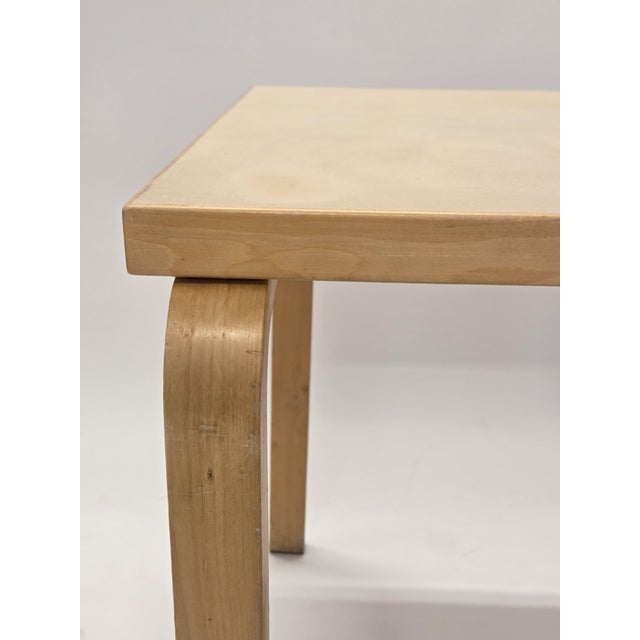 Artek Vintage L-Legged Table by Alvar Aalto for Artek, 1960s For Sale - Image 4 of 15