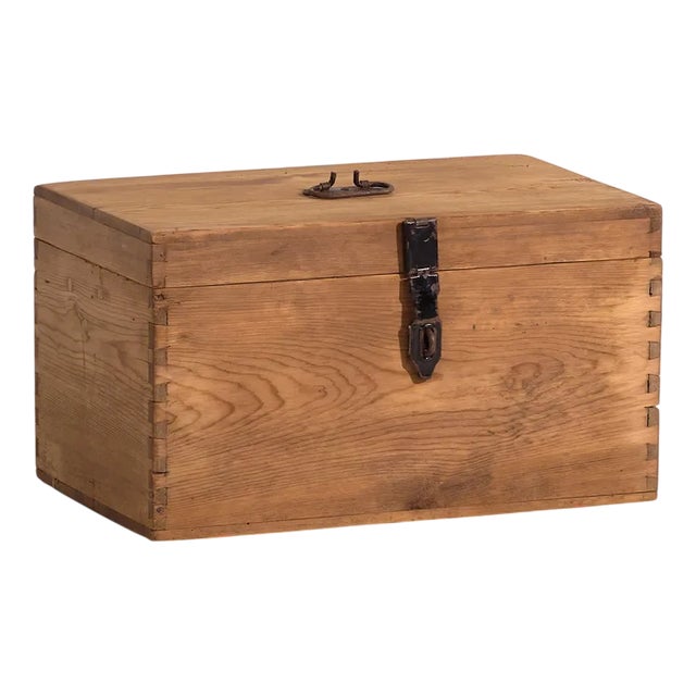 Small Antique Storage Chest, 1920s For Sale