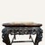Wood Qing Dynasty 19th Century Carved Chinese Rosewood Chair With Stone Seat For Sale - Image 7 of 9