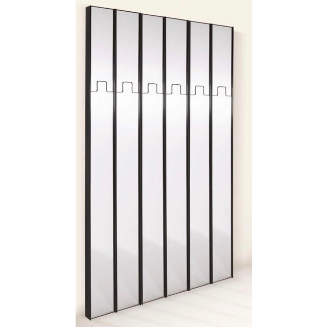 Mid-Century Modern Gronda Modular Mirror Coat Racks by Luciano Bertoncini for Elco, 1970s, Set of 6 For Sale - Image 3 of 3