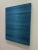 "Blue and Green Stripes" Abstract Acrylic Painting by Piotr Lazowski For Sale In Los Angeles - Image 6 of 8