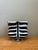 Late 20th Century Vintage Italian Zebra Striped Cache Pot For Sale - Image 5 of 13