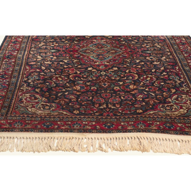 Antique Persian Sarouk Rug, 03'05 X 04'11 For Sale - Image 4 of 10