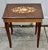 VTG.Sorrento Italian Inlaid Wood Music Box Table Jewelry Sewing Side Table For Sale - Image 4 of 17