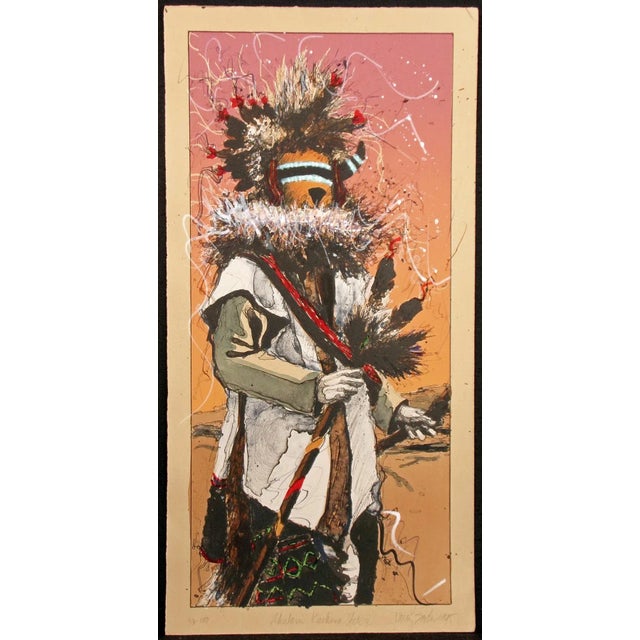 Larry Fodor "Crow Mother and Ahulani Kachina St 2" Set of 2 Limited Edition Lithographs For Sale In Denver - Image 6 of 10