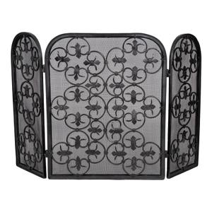 American Vintage Adjustable Fireplace Screen
