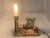 Art Deco Early 20th Century Art Deco Marble Lamp with Flapper Photo Frame For Sale - Image 3 of 10