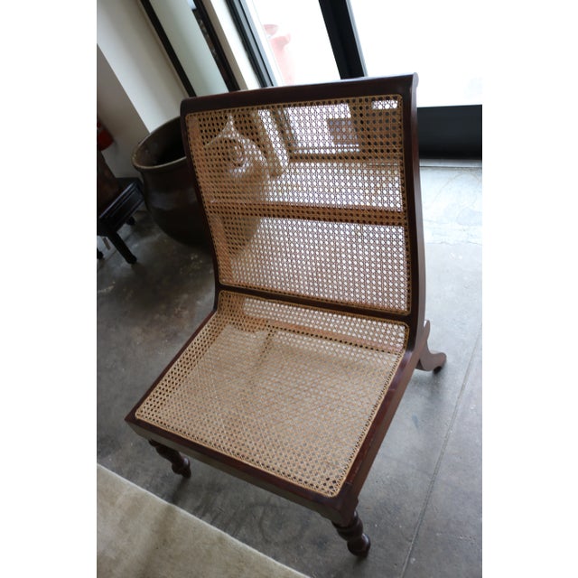 1920s Low Back Chair From India For Sale In Los Angeles - Image 6 of 7