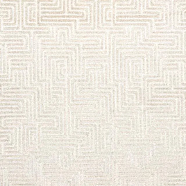 This unique, labyrinthine pattern was inspired by Portuguese tilework. Its winding, linear motif has a striking, large...