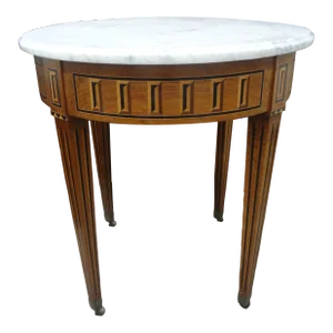 19th Century French Louis XVI Style Marquetry Table