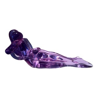 1990s "Embrace" Murano Glass Sculpture For Sale